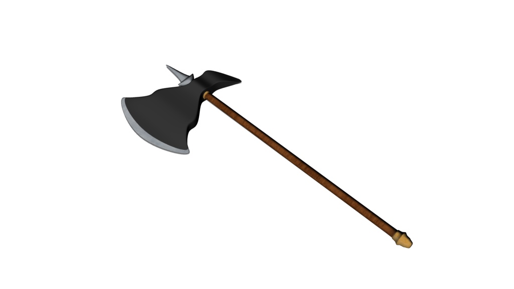 【3D素材_fbx】斧