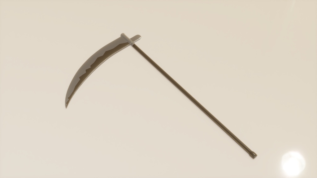 【3D素材_fbx】鎌