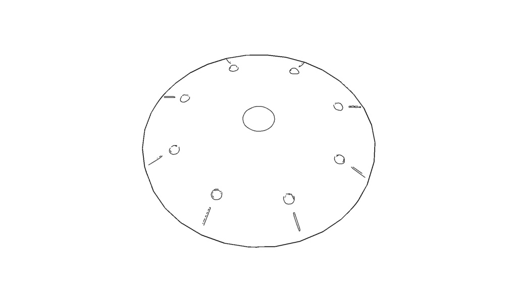 【3D素材_fbx】バックラー
