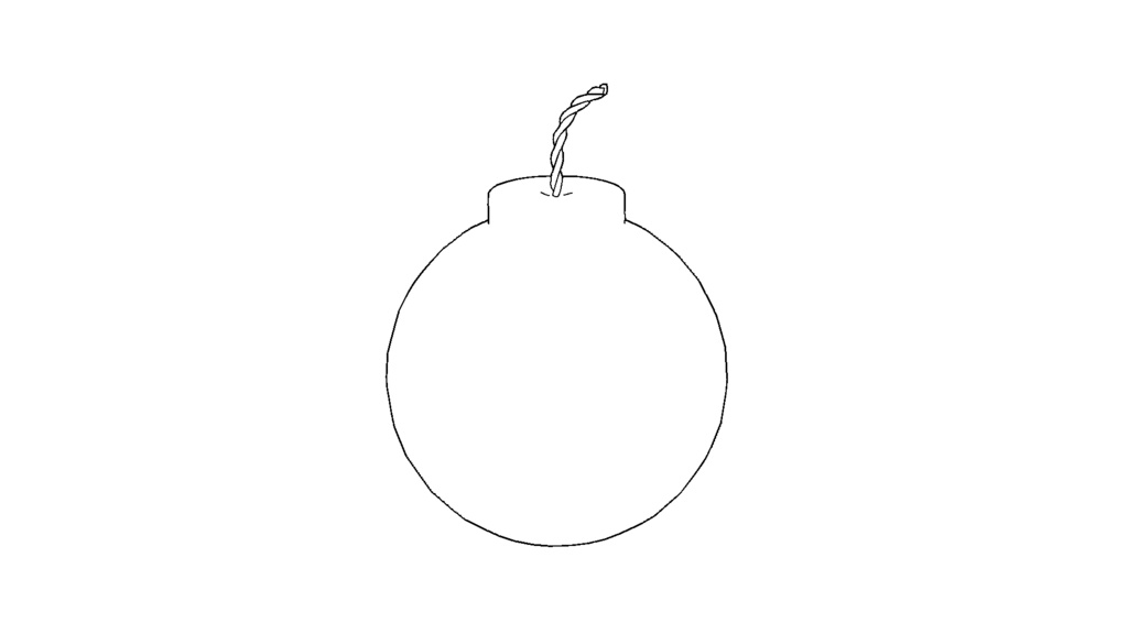 【3D素材_fbx】爆弾