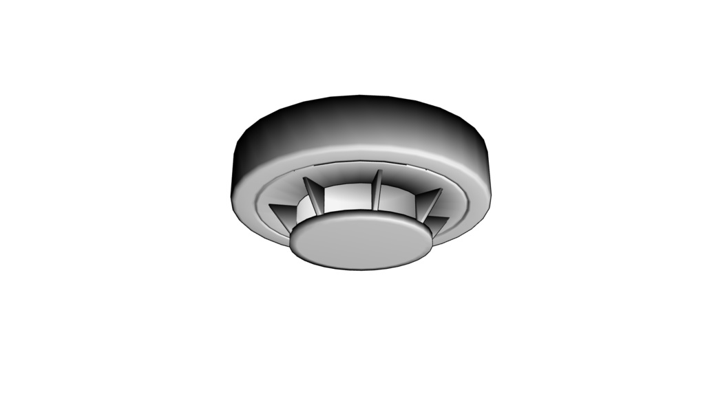 【3D素材_fbx】火災報知器