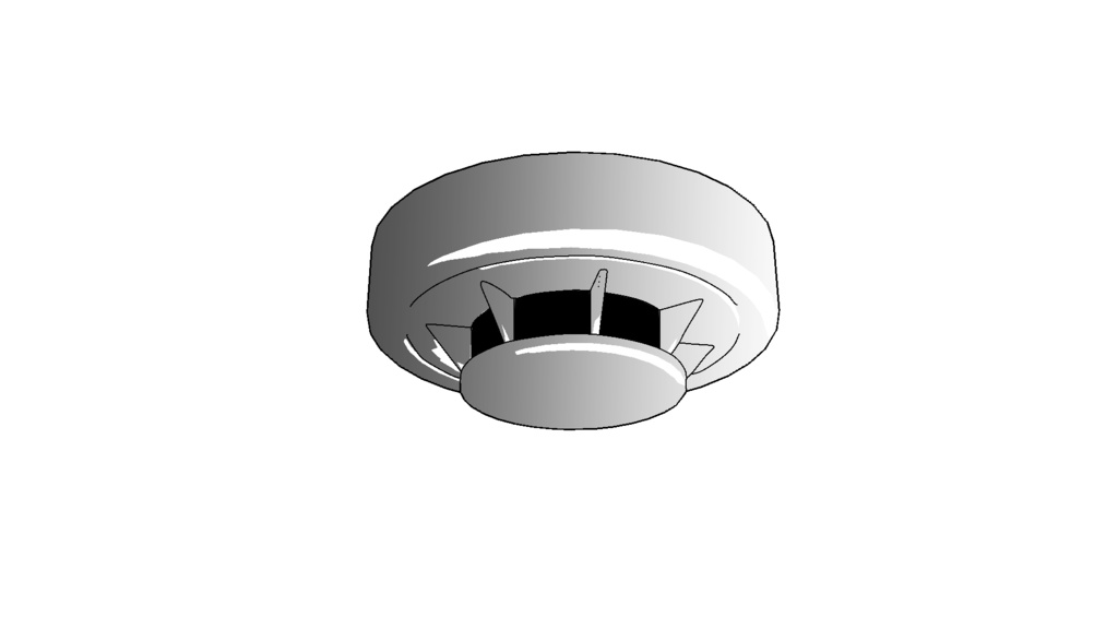 【3D素材_fbx】火災報知器