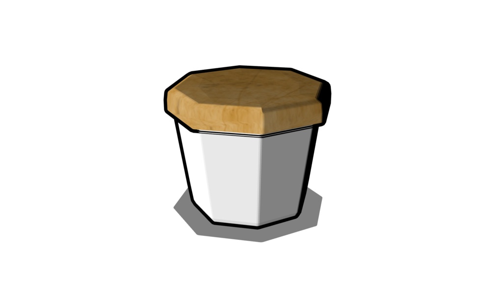 【3D素材_fbx】小物入れ