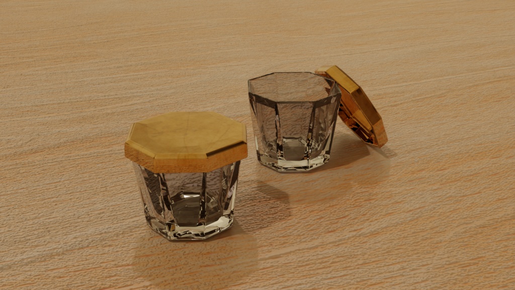 【3D素材_fbx】小物入れ