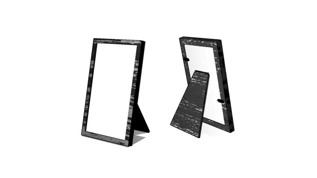 【3D素材_fbx】写真立て