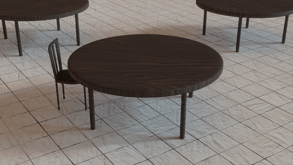【3D素材_fbx】テーブル