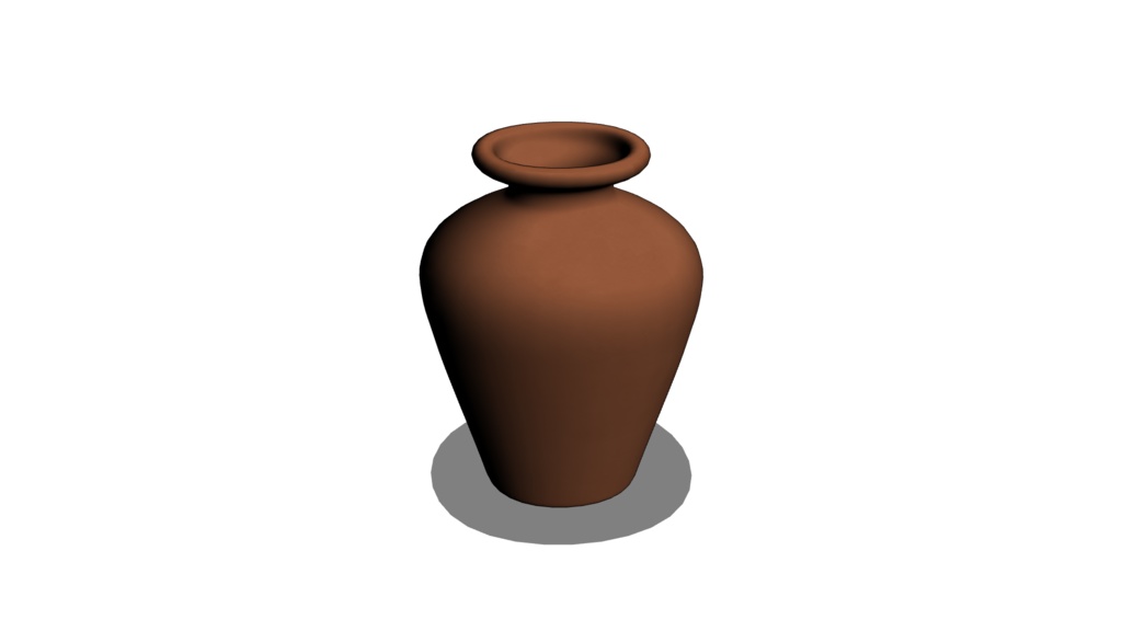 【3D素材_fbx】壺