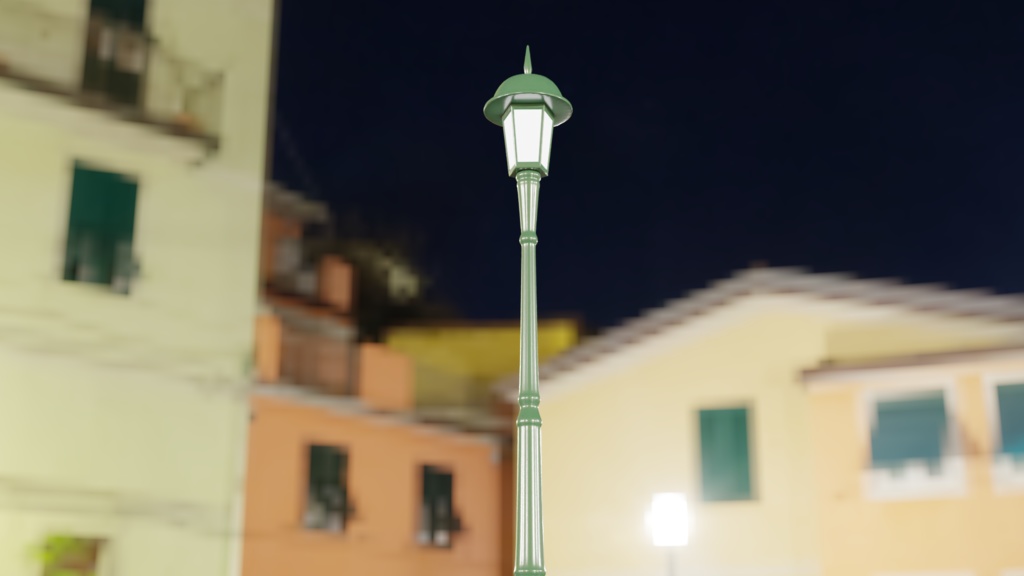 【3D素材_fbx】街灯