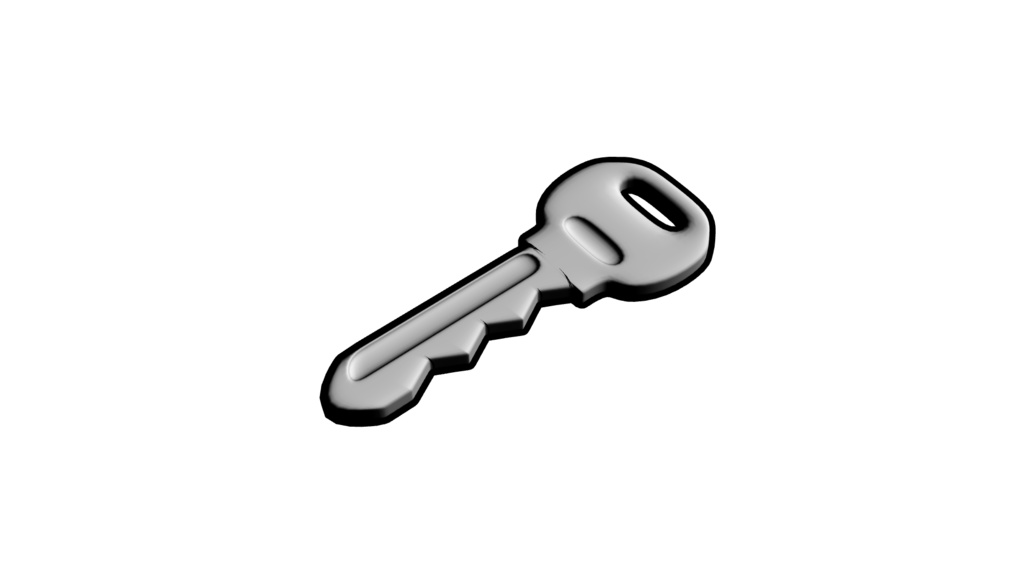 【3D素材_fbx】鍵