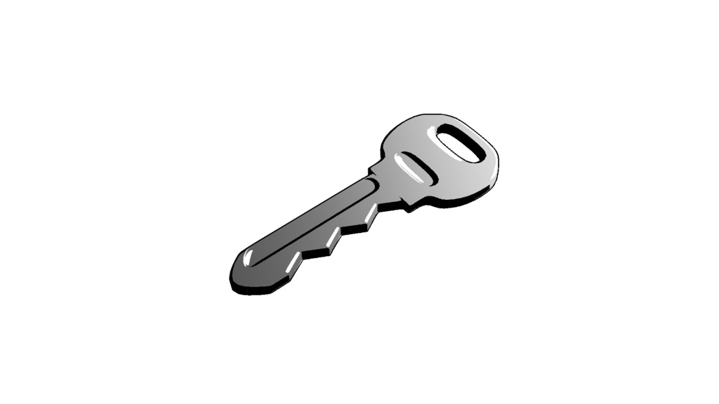 【3D素材_fbx】鍵