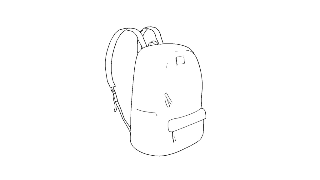 【3D素材_fbx】かばん