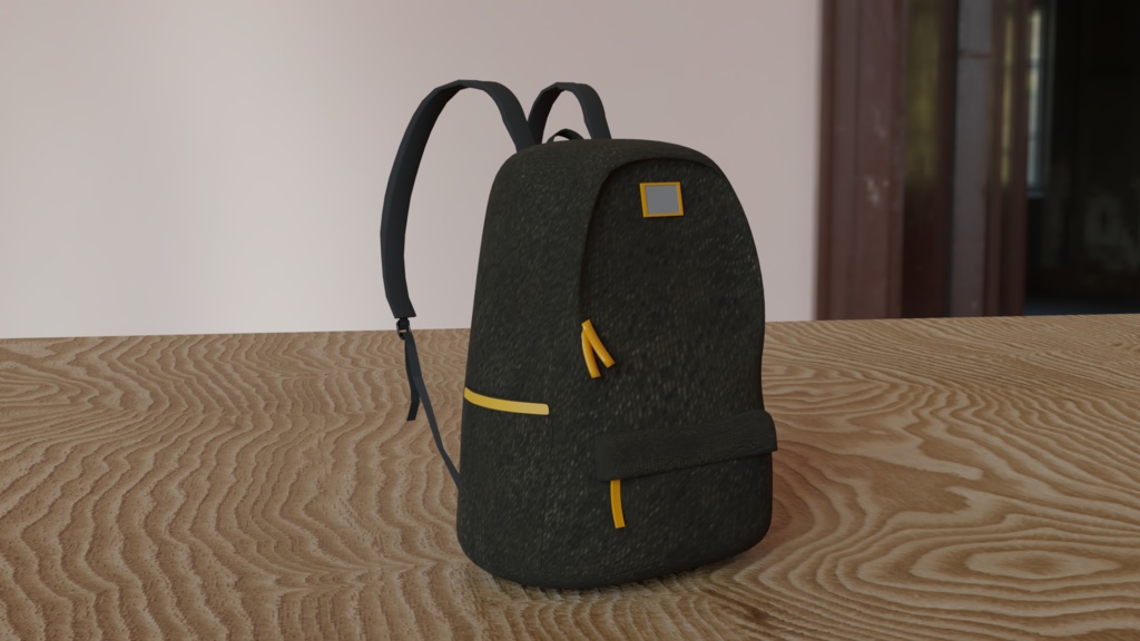 【3D素材_fbx】かばん