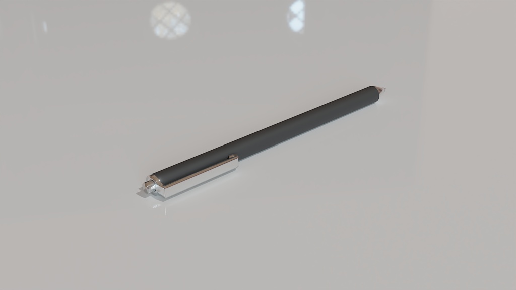 【3D素材_fbx】ボールペン