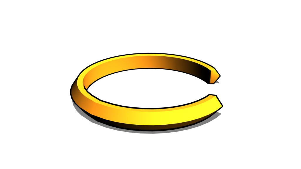 【3D素材_fbx】ブレスレット