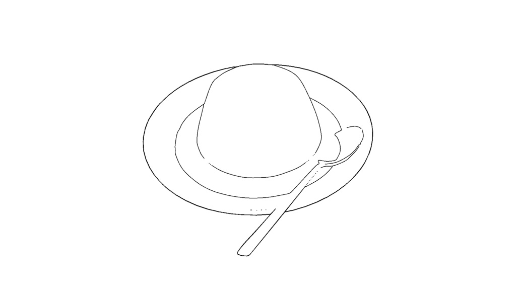 【3D素材_fbx】プリン