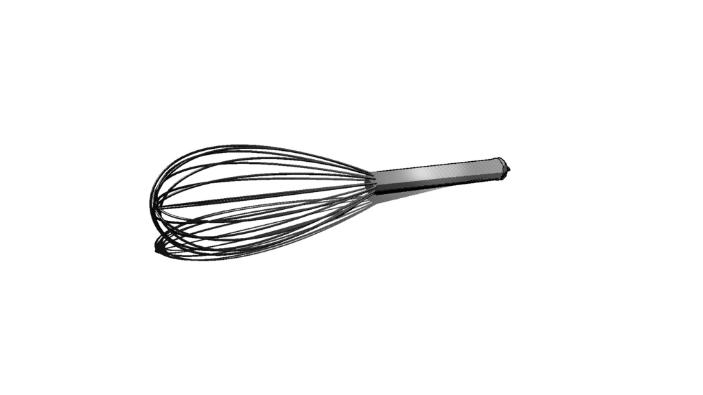 【3D素材_fbx】泡立て器