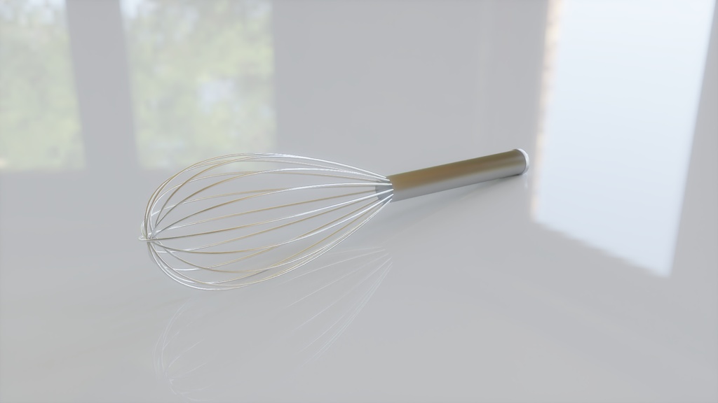 【3D素材_fbx】泡立て器