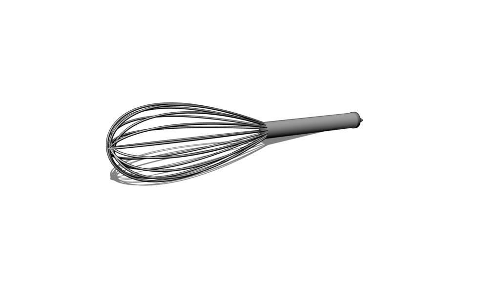 【3D素材_fbx】泡立て器