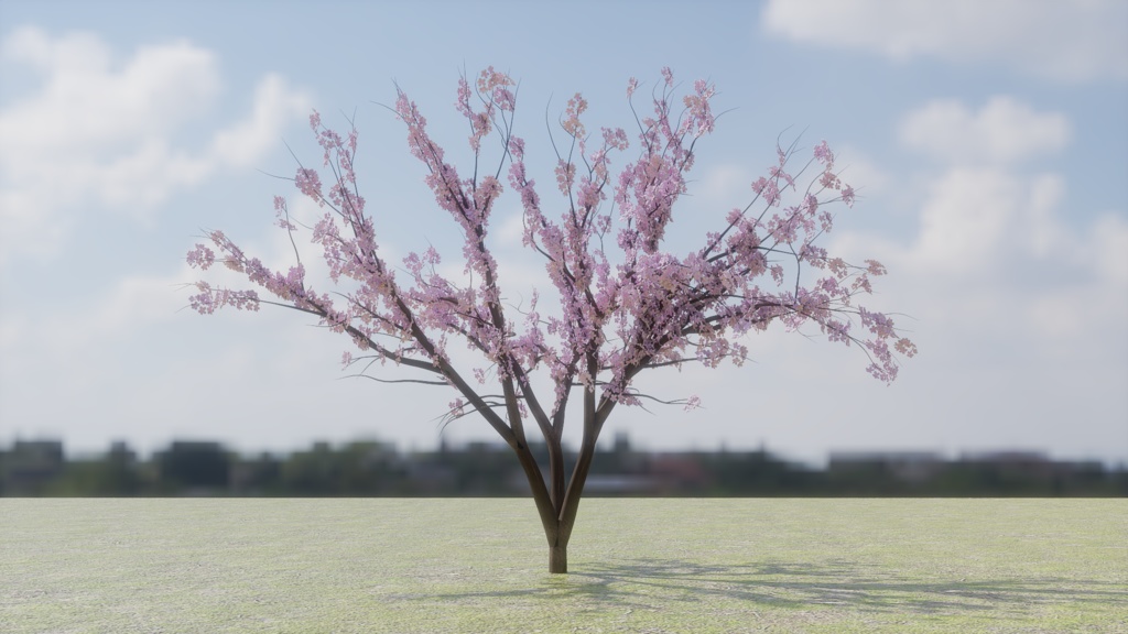 【3D素材_fbx】桜