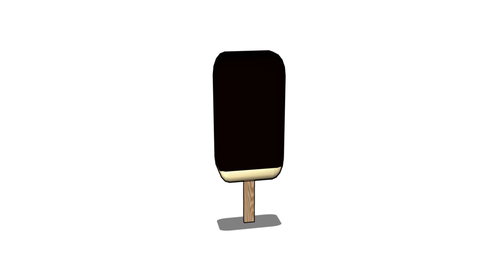 【3D素材_fbx】チョコアイスバー