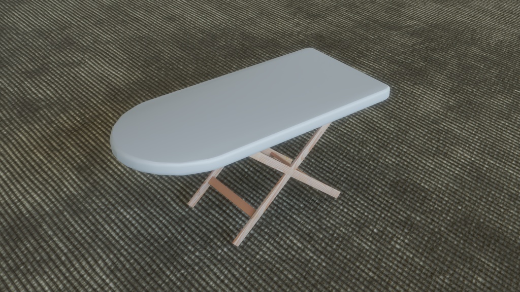 【3D素材_fbx】アイロン台
