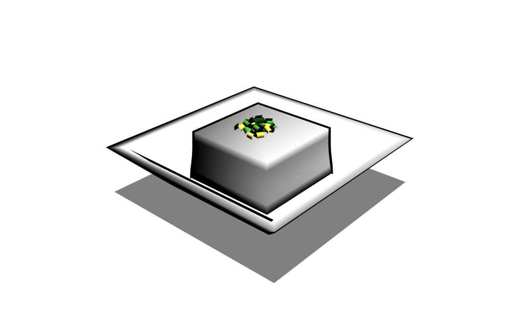 【3D素材_fbx】冷奴