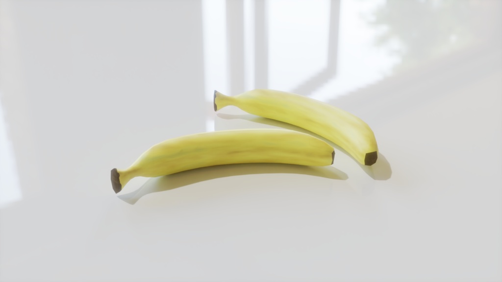 【3D素材_fbx】バナナ
