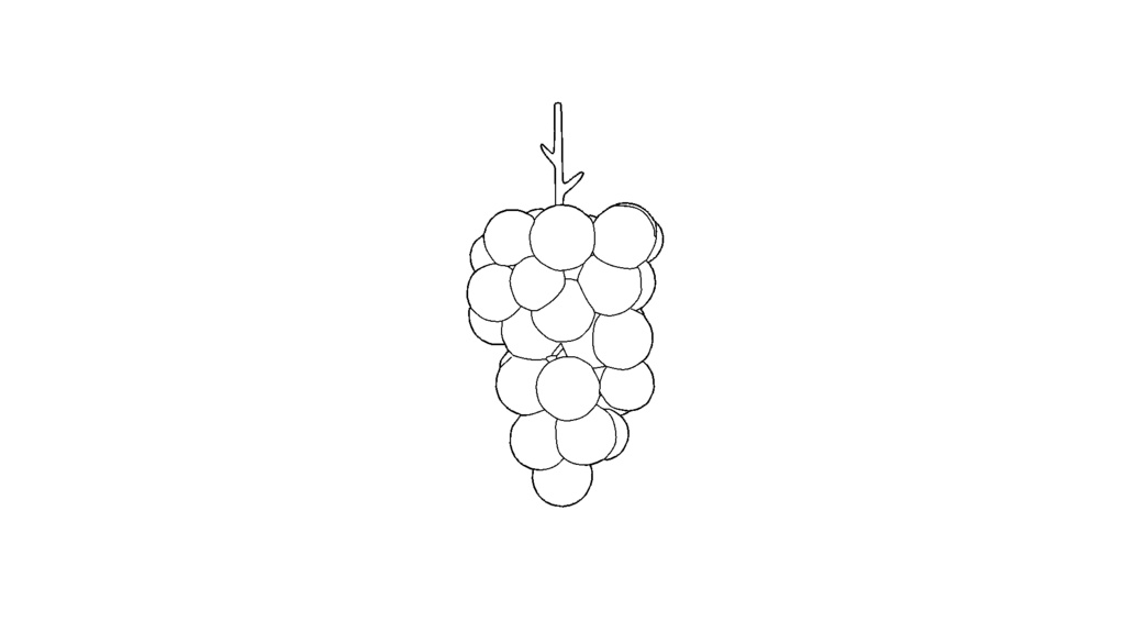 【3D素材_fbx】マスカット