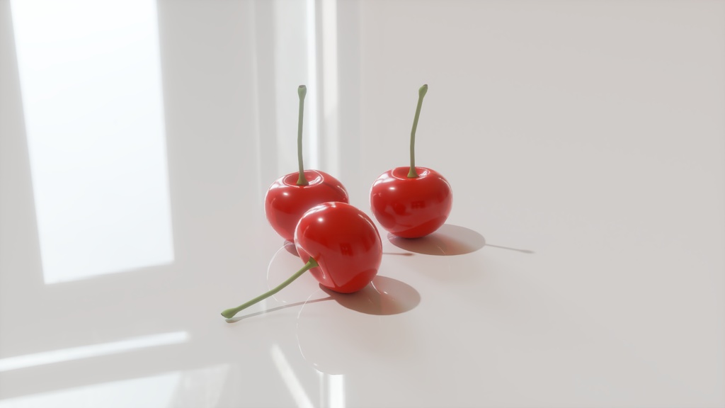 【3D素材_fbx】さくらんぼ
