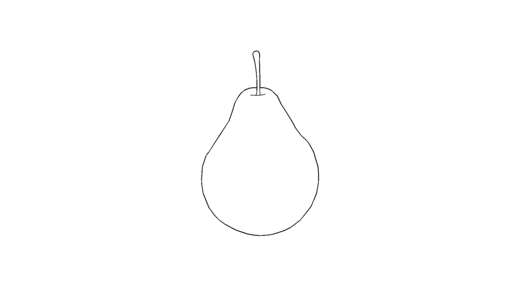 【3D素材_fbx】洋梨