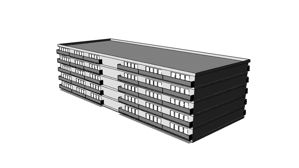 【3D素材_fbx】マンション