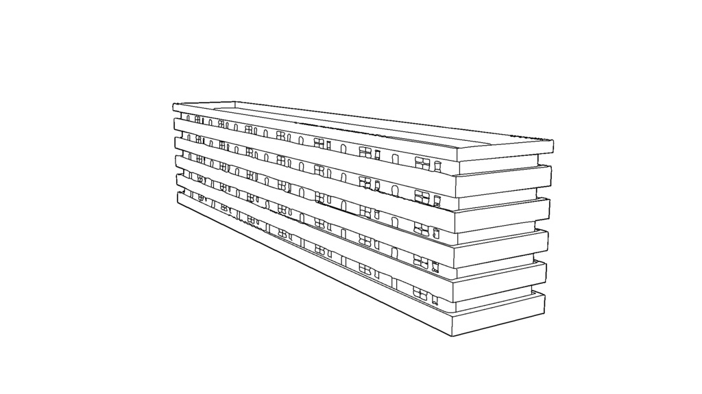 【3D素材_fbx】マンション
