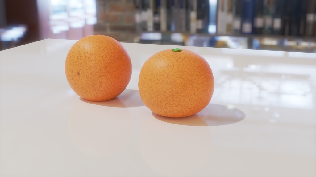 【3D素材_fbx】オレンジ