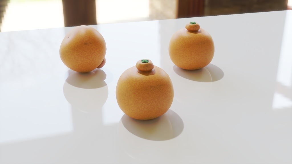 【3D素材_fbx】デコポン