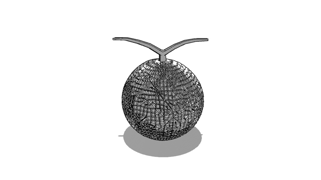 【3D素材_fbx】メロン