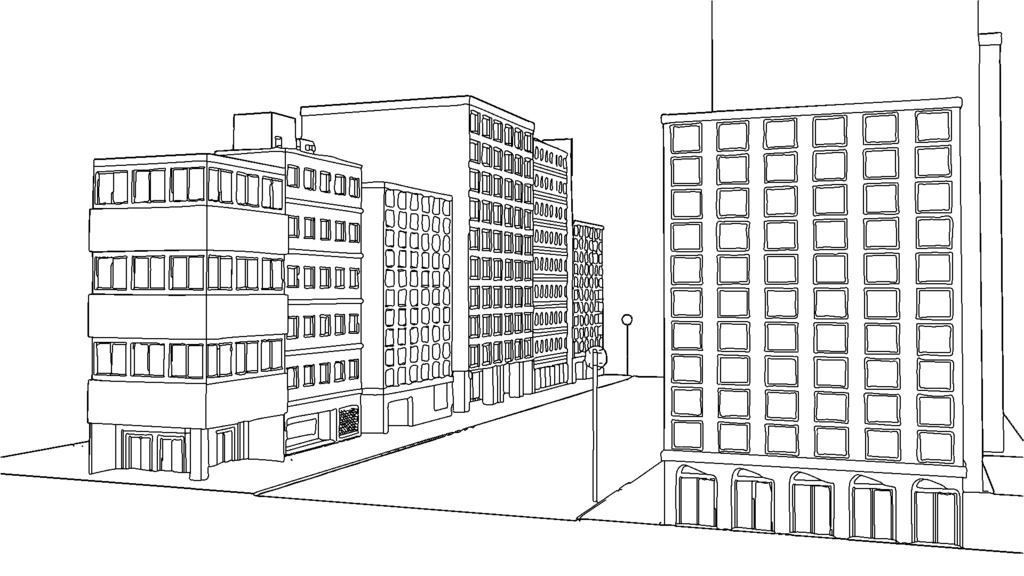 【3D素材_fbx】街