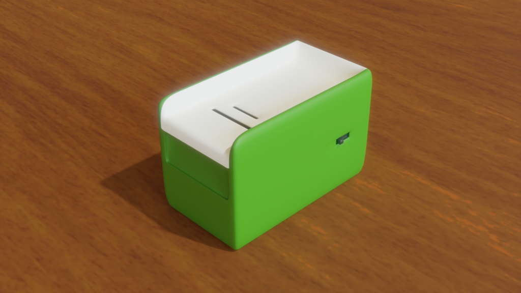 【3D素材_fbx】黒板消しクリーナー