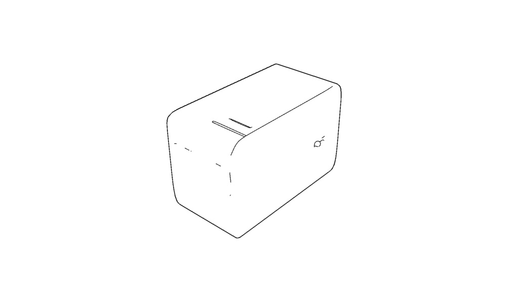 【3D素材_fbx】黒板消しクリーナー