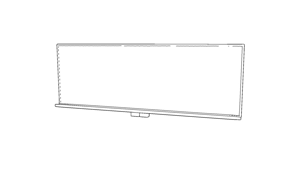 【3D素材_fbx】黒板