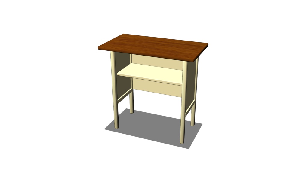 【3D素材_fbx】教壇