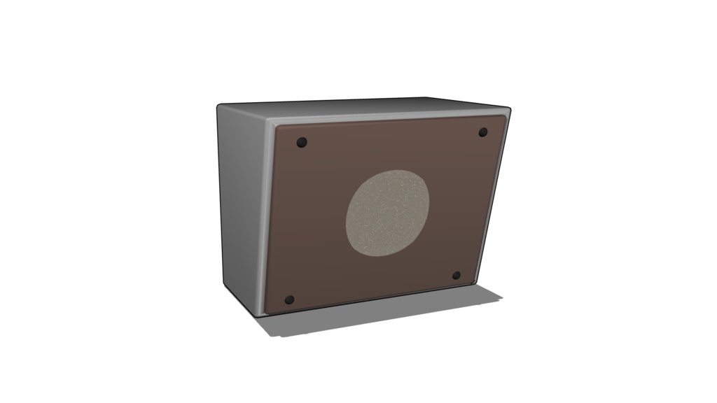 【3D素材_fbx】スピーカー