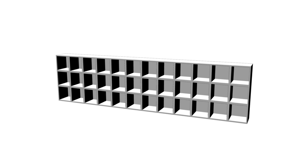 【3D素材_fbx】ロッカー