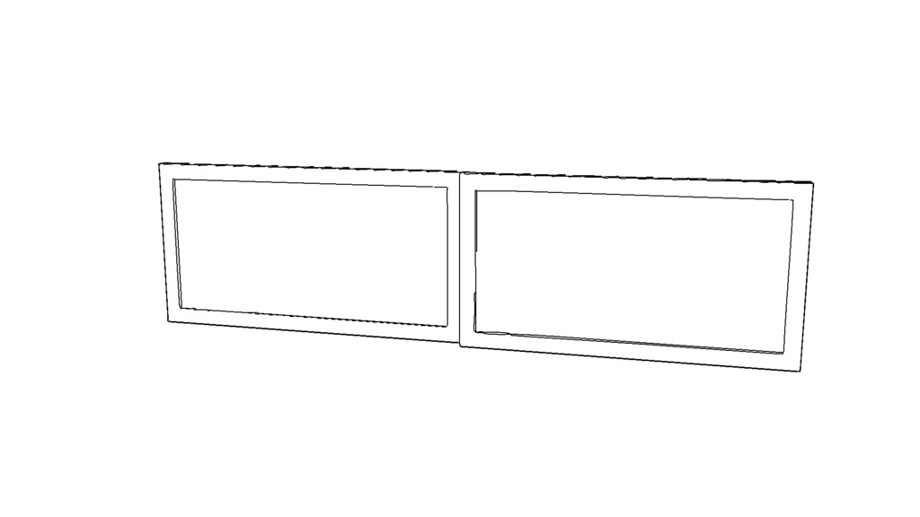 【3D素材_fbx】小窓
