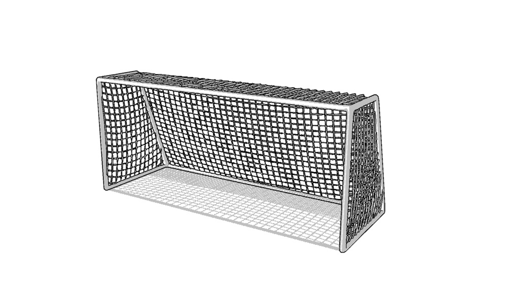 【3D素材_fbx】サッカーゴール