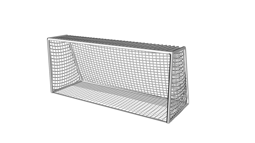 【3D素材_fbx】サッカーゴール