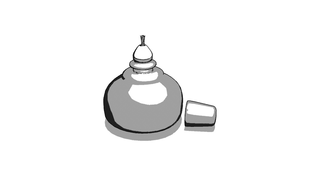 【3D素材_fbx】アルコールランプ