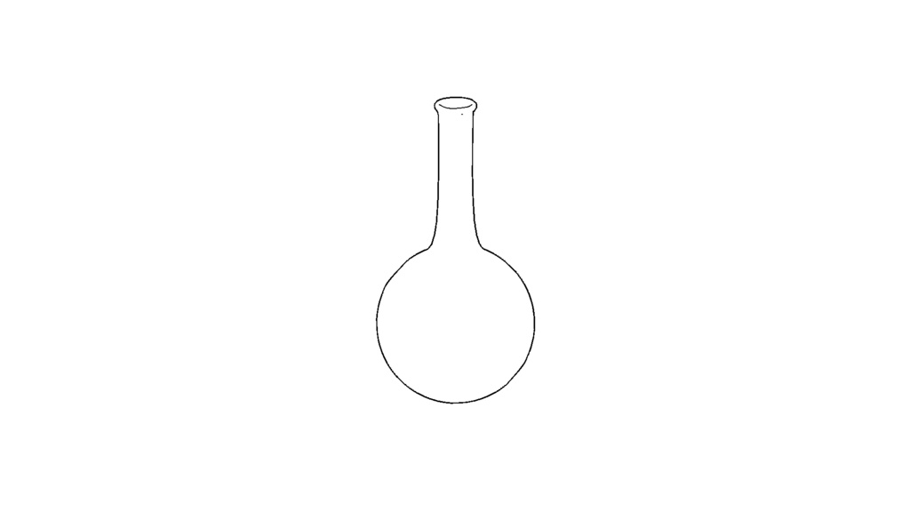 【3D素材_fbx】丸底フラスコ