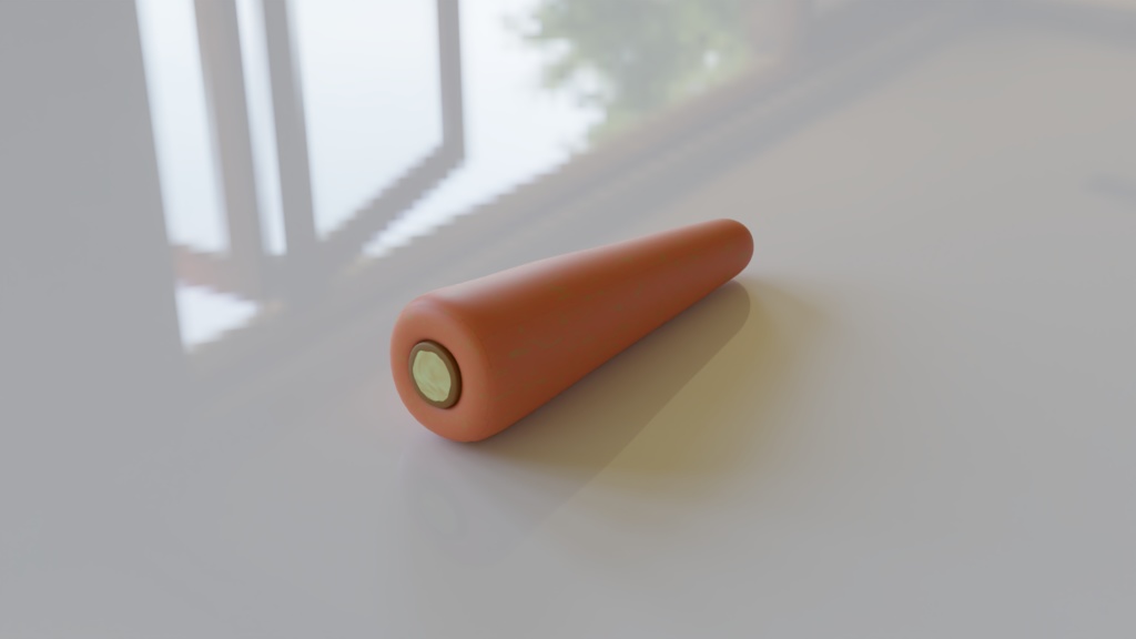 【3D素材_fbx】人参