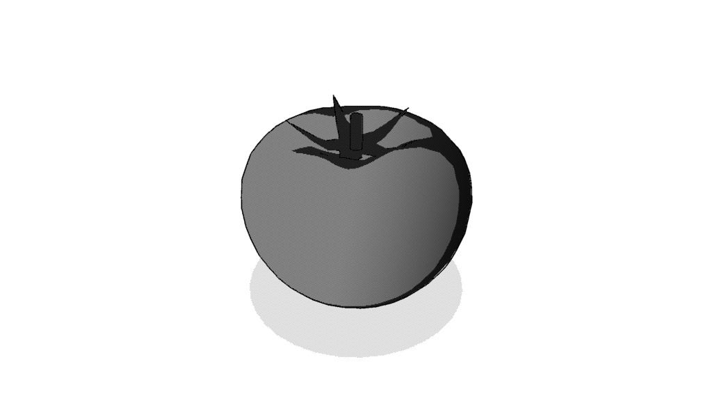 【3D素材_fbx】トマト