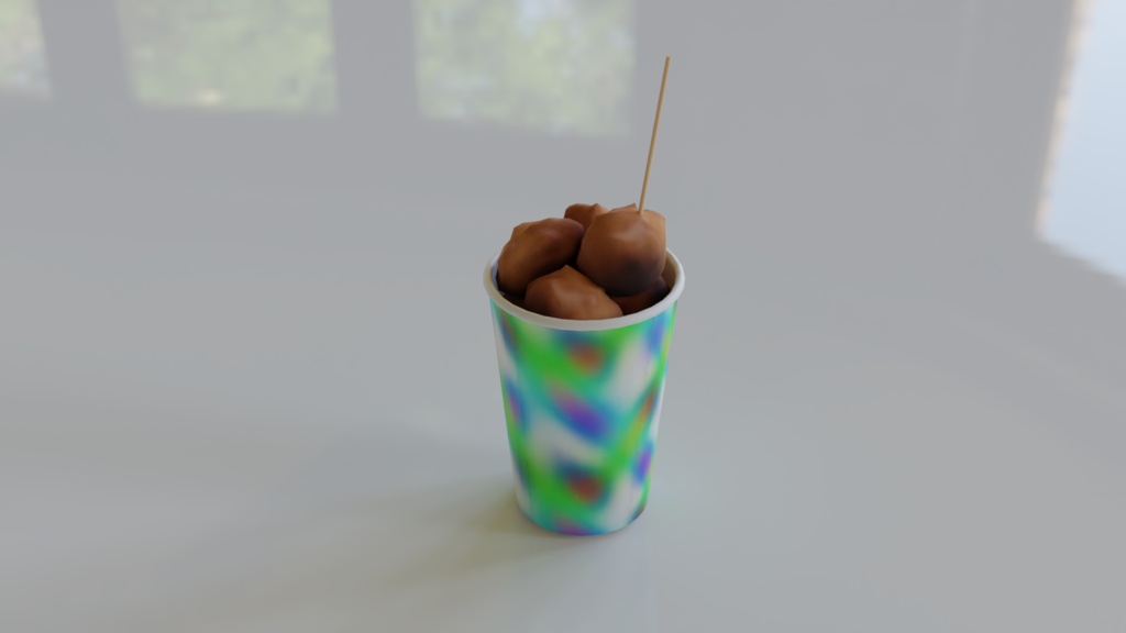 【3D素材_fbx】唐揚げ